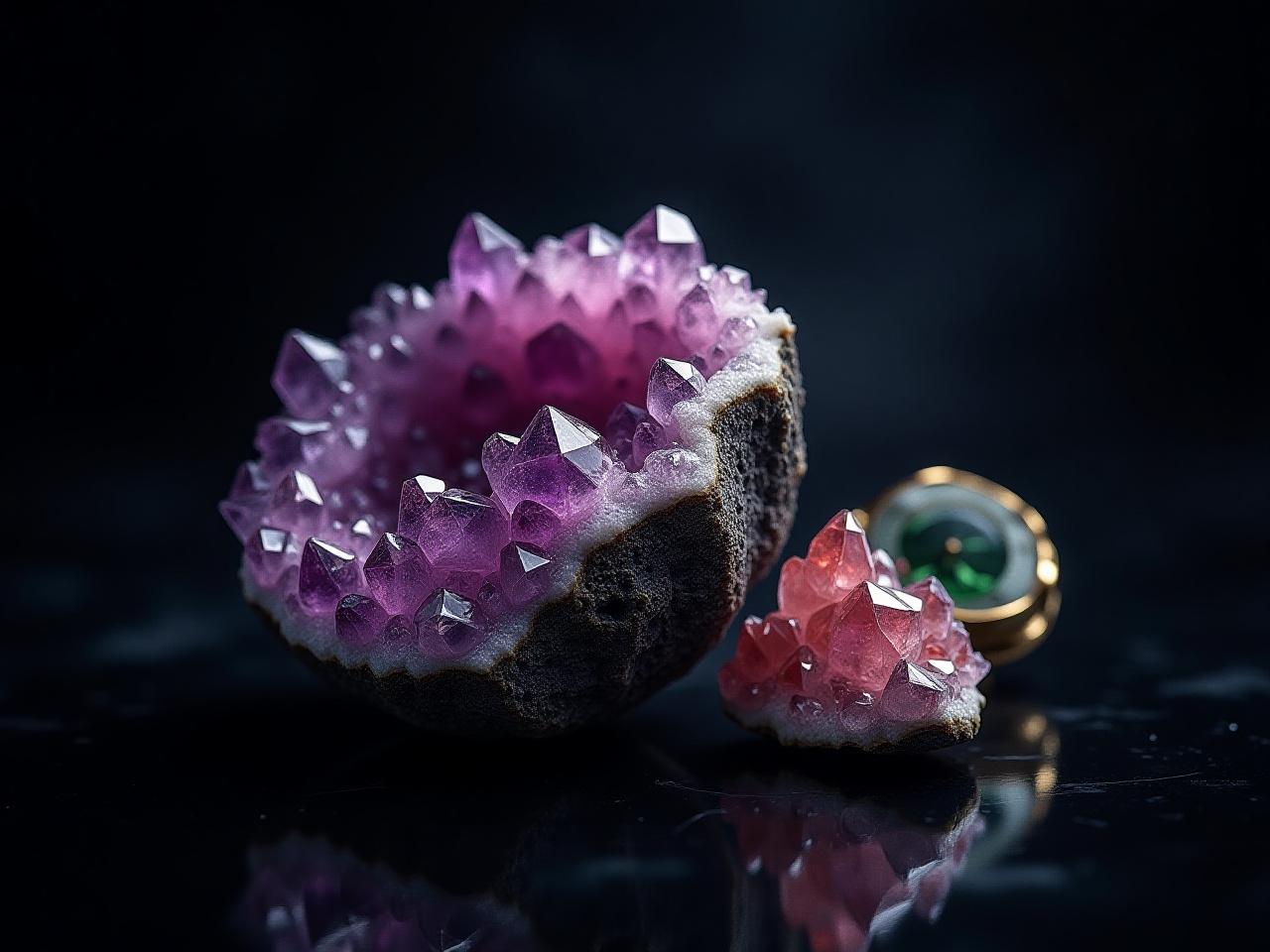 Luxuriöse Mineralienexpedition mit seltenen Edelsteinen