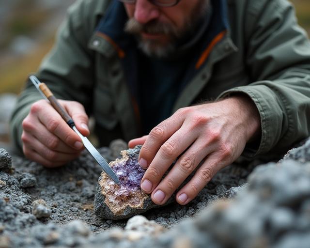 Private Sammlerreise zu seltenen Mineralvorkommen